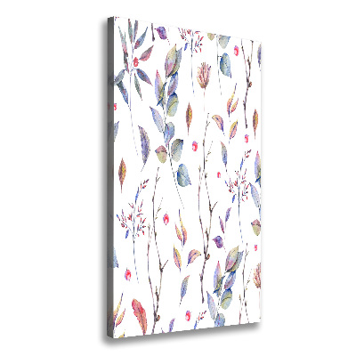 Canvas wall art Eucalyptus leaves