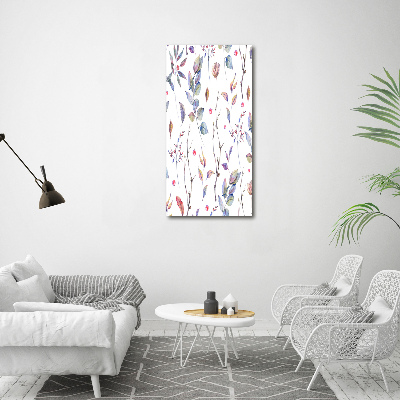 Canvas wall art Eucalyptus leaves