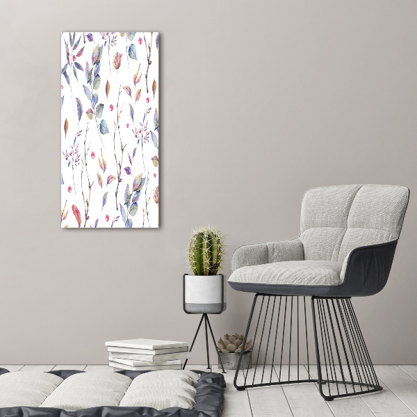 Canvas wall art Eucalyptus leaves