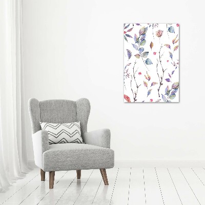 Canvas wall art Eucalyptus leaves