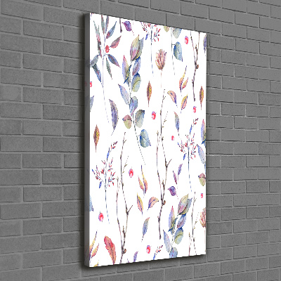 Canvas wall art Eucalyptus leaves