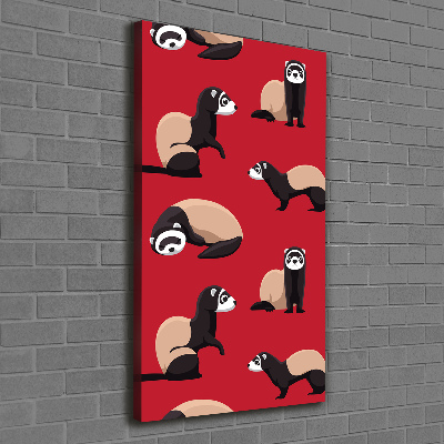 Canvas wall art Ferret