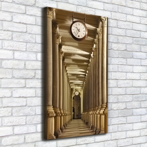 Large canvas wall art Market colonnade