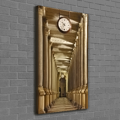 Large canvas wall art Market colonnade