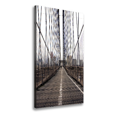 Wall art canvas large Brooklyn bridge