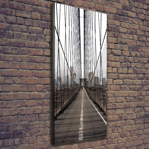 Wall art canvas large Brooklyn bridge