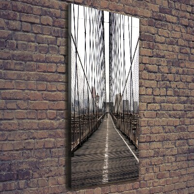 Wall art canvas large Brooklyn bridge