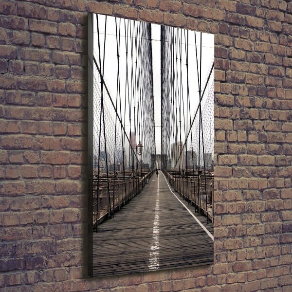 Wall art canvas large Brooklyn bridge