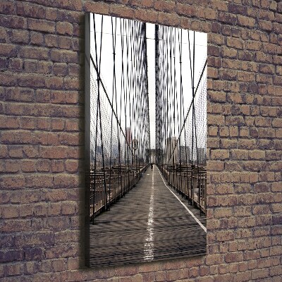 Wall art canvas large Brooklyn bridge