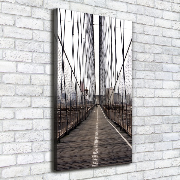 Wall art canvas large Brooklyn bridge