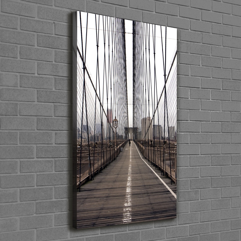 Wall art canvas large Brooklyn bridge