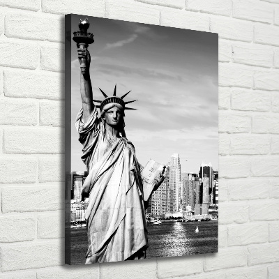 Canvas wall art statue of Liberty