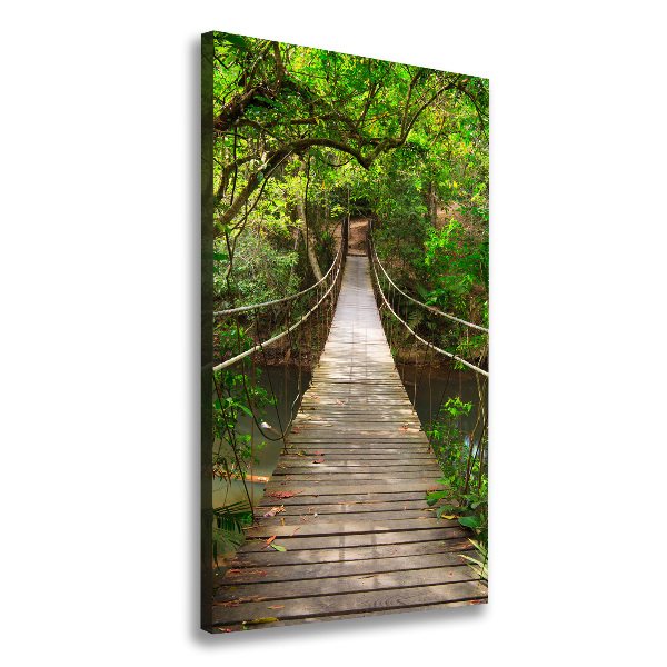 Large canvas wall art Hanging bridge