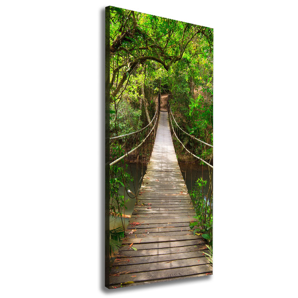 Large canvas wall art Hanging bridge