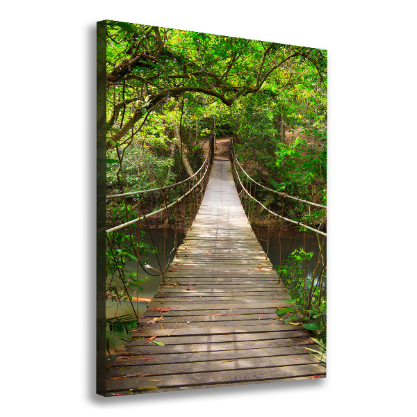 Large canvas wall art Hanging bridge