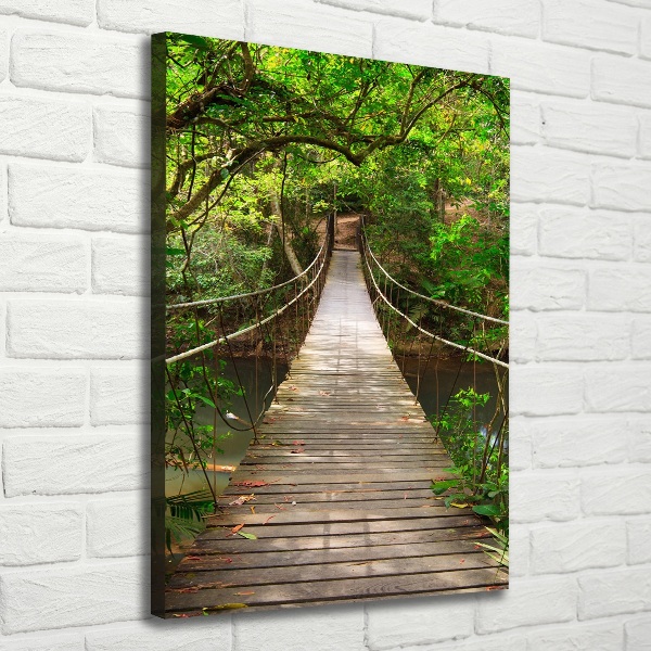 Large canvas wall art Hanging bridge