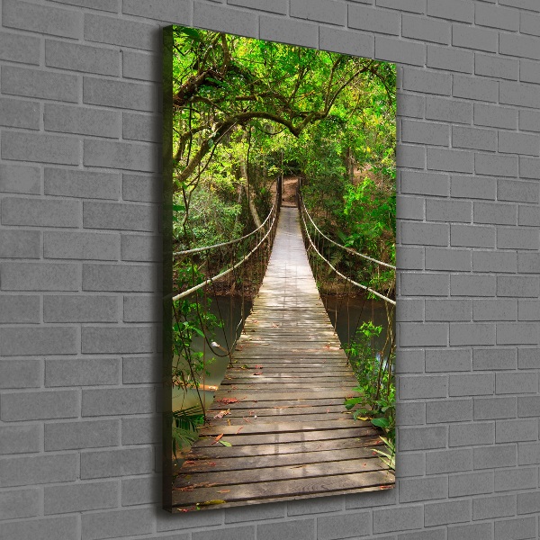 Large canvas wall art Hanging bridge