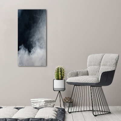 Canvas wall art White