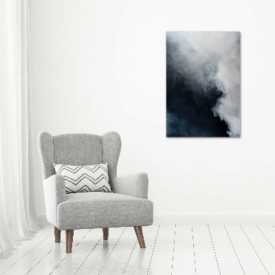 Canvas wall art White