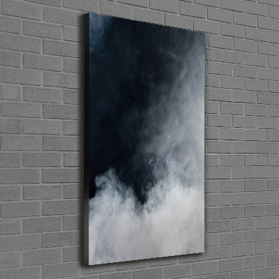 Canvas wall art White