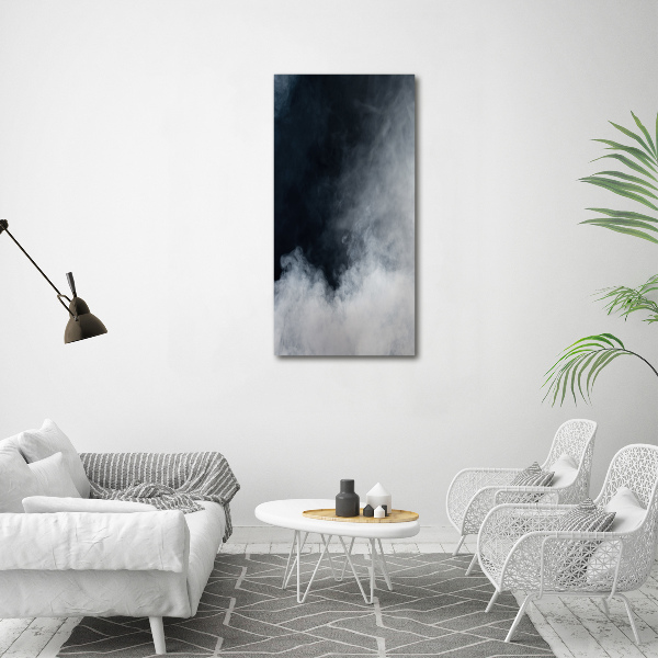 Canvas wall art White