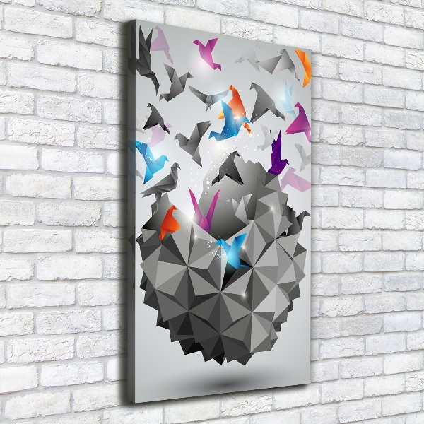 Canvas wall art Paper freedom