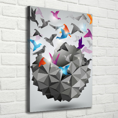 Canvas wall art Paper freedom