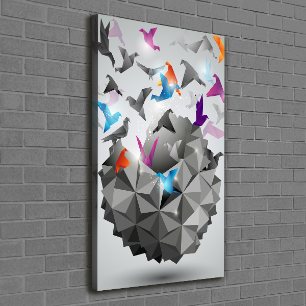 Canvas wall art Paper freedom