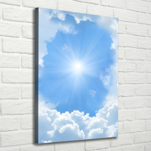 Canvas print Clouds in the sky