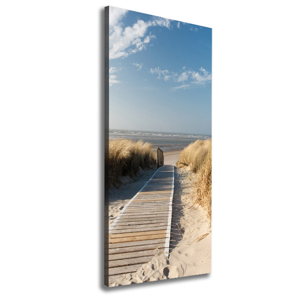 Wall art canvas large Path to the beach