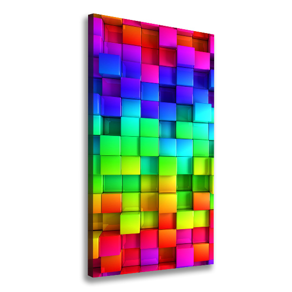 Canvas wall art Colorful boxes