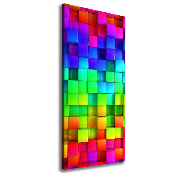 Canvas wall art Colorful boxes