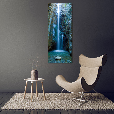 Wall art canvas large Waterfall