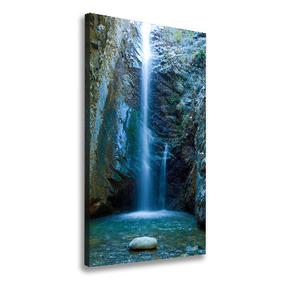 Wall art canvas large Waterfall