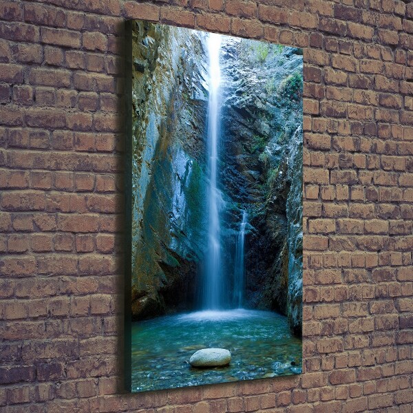 Wall art canvas large Waterfall