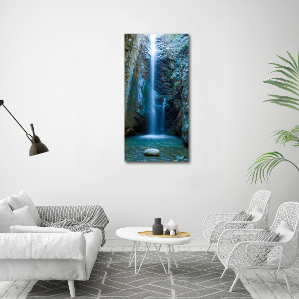 Wall art canvas large Waterfall