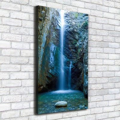 Wall art canvas large Waterfall