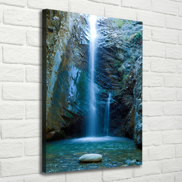 Wall art canvas large Waterfall