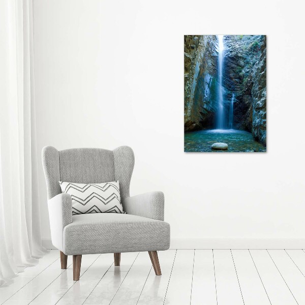 Wall art canvas large Waterfall