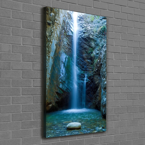 Wall art canvas large Waterfall