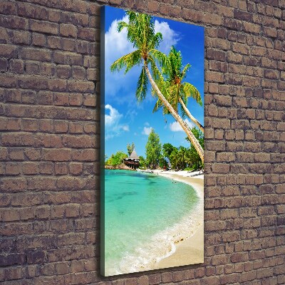 Wall art canvas Tropical beach