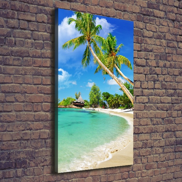 Wall art canvas Tropical beach