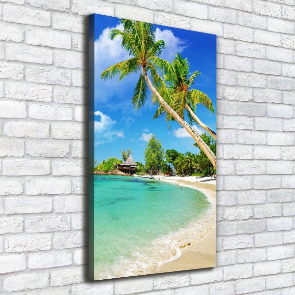 Wall art canvas Tropical beach