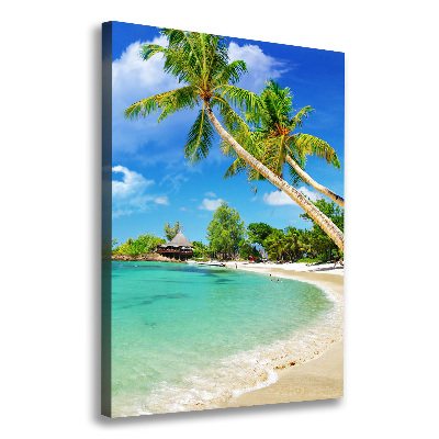 Wall art canvas Tropical beach