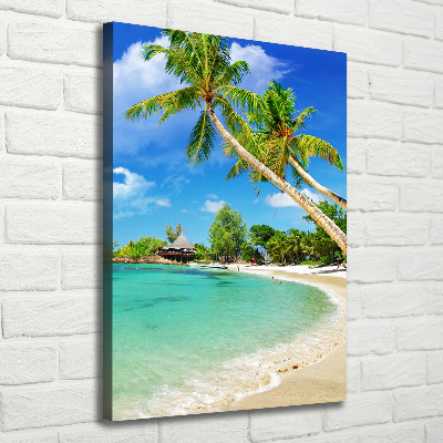 Wall art canvas Tropical beach