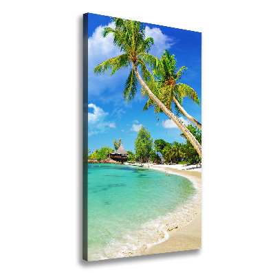 Wall art canvas Tropical beach