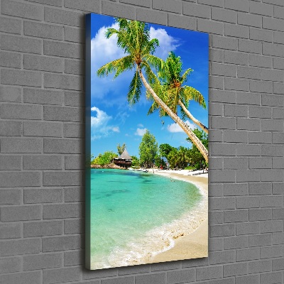 Wall art canvas Tropical beach