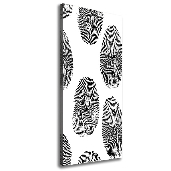 Picture canvas print Fingerprints