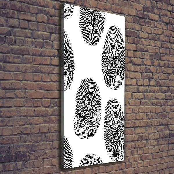 Picture canvas print Fingerprints