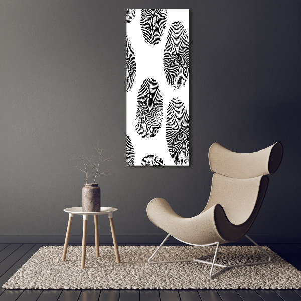 Picture canvas print Fingerprints